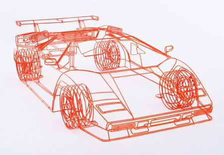WireframeLamboghiniCountach