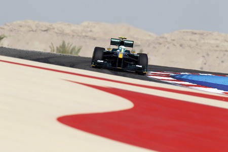 Lotus F1 in Bahain Lotus F1 in Bahain